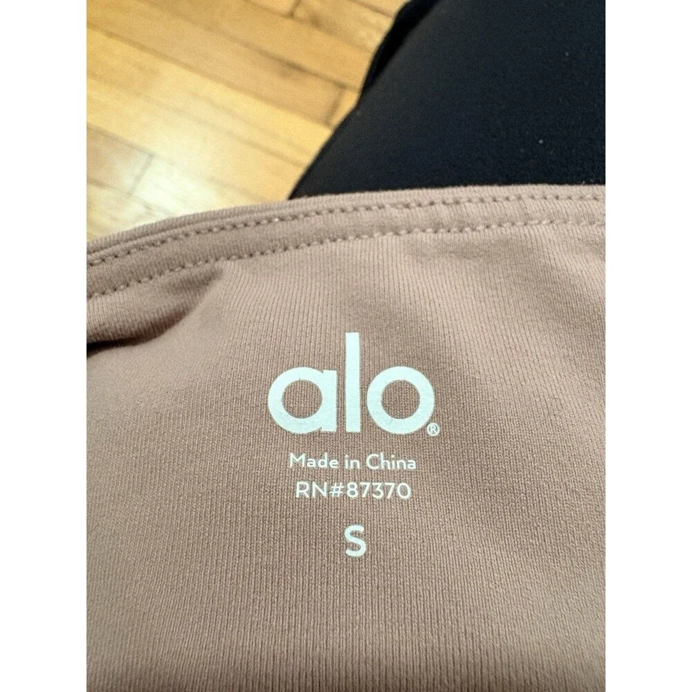 Alo Size S Moto Leggings Light Pink Mauve